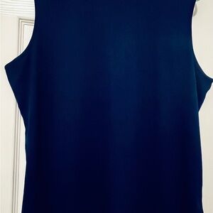Elegant Navy Sleeveless Top